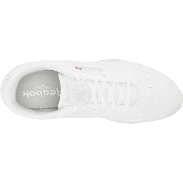 Reebok Womens Classic Leather Sp SneakerVegan CollectionWhitePure Grey