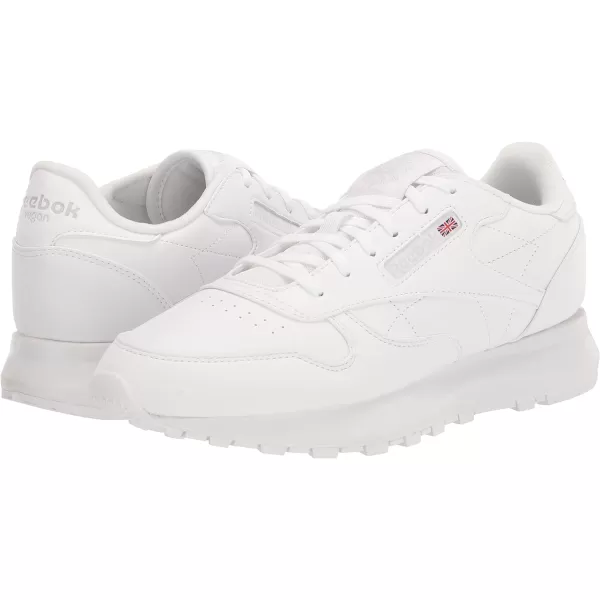 Reebok Womens Classic Leather Sp SneakerVegan CollectionWhitePure Grey