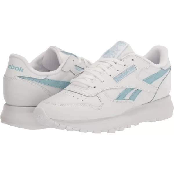 Reebok Womens Classic Leather Sp SneakerWhiteBlue Pearl