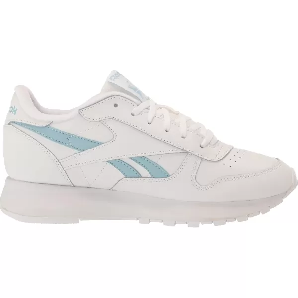 Reebok Womens Classic Leather Sp SneakerWhiteBlue Pearl