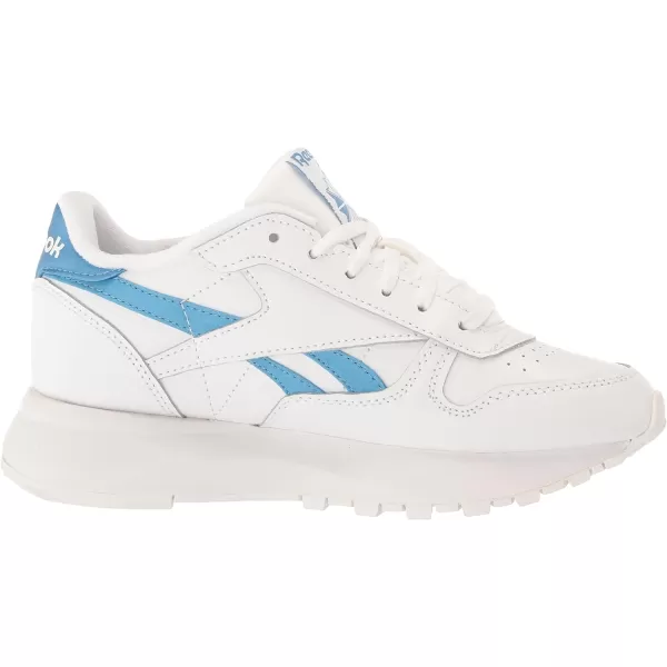 Reebok Womens Classic Leather Sp SneakerWhiteEssential Blue