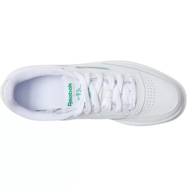 Reebok Womens Club C 85 SneakerFtwr WhiteFtwr WhiteGoldmt