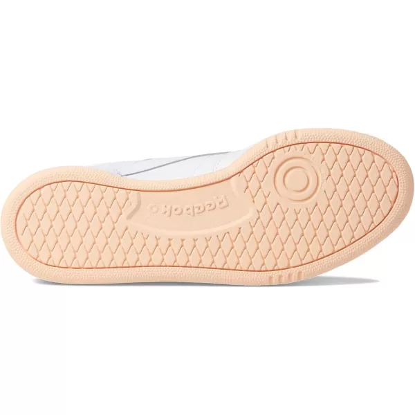 Reebok Womens Club C 85 SneakerWhiteAura Orange