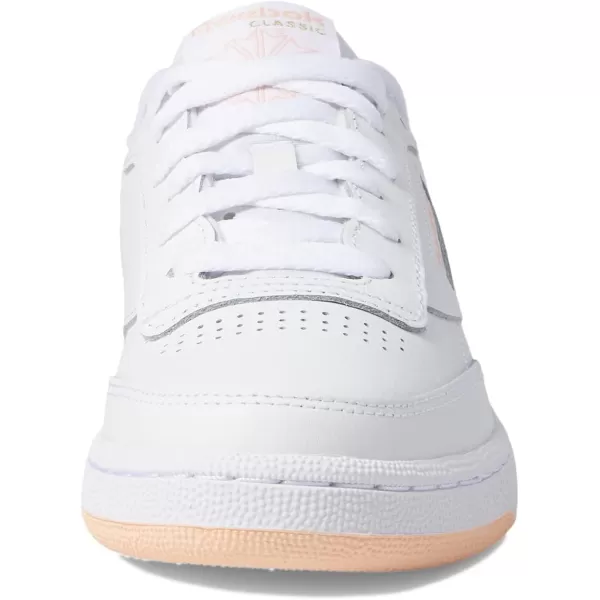 Reebok Womens Club C 85 SneakerWhiteAura Orange