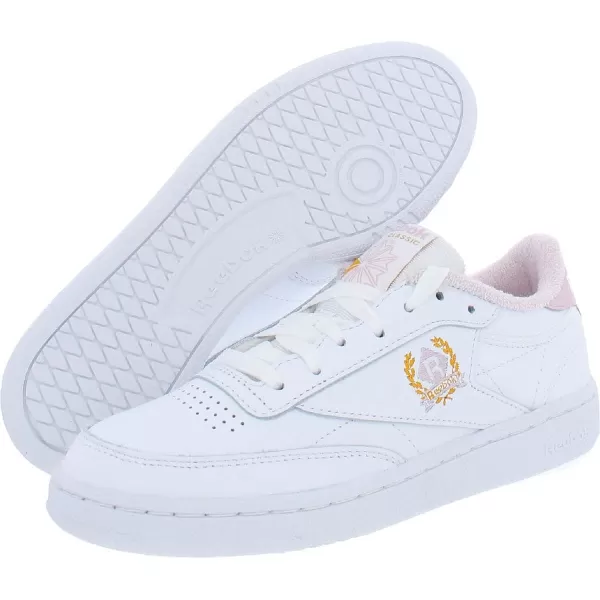 Reebok Womens Club C 85 Vintage Walking ShoeFtwr WhiteFtwr WhiteFrost Berry