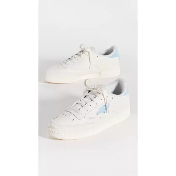 Reebok Womens Club C 85 Walking ShoeChalkBlue PearlAlabaster