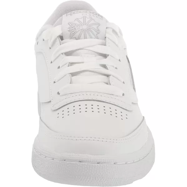 Reebok Womens Club C 85 Walking ShoeFtwr WhitePure Grey 3Silver Met