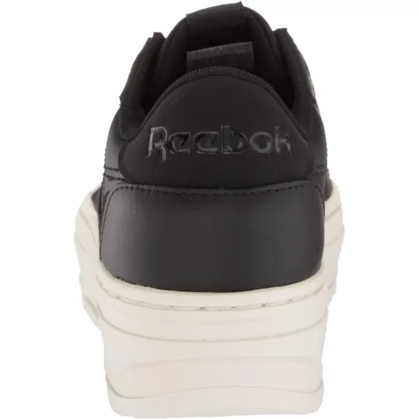 Reebok Womens Club C Double Geo SneakerBlackChalk