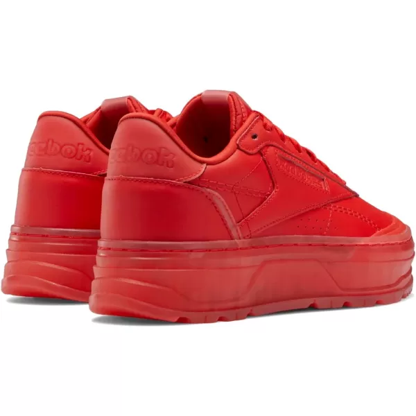 Reebok Womens Club C Double Geo SneakerRed