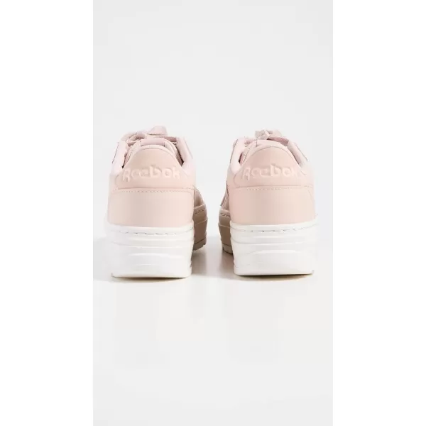 Reebok Womens Club C Double Geo SneakerSoft EcruChalk