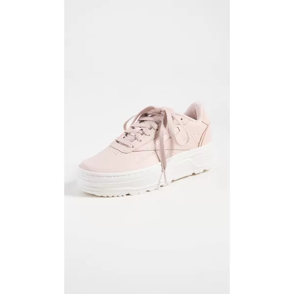 Reebok Womens Club C Double Geo SneakerSoft EcruChalk