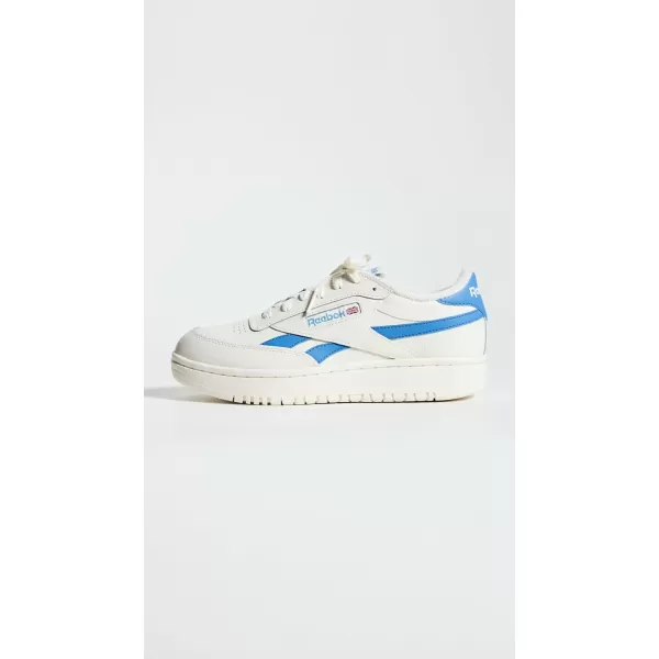 Reebok Womens Club C Double Revenge SneakersChalkChalkEssential Blue