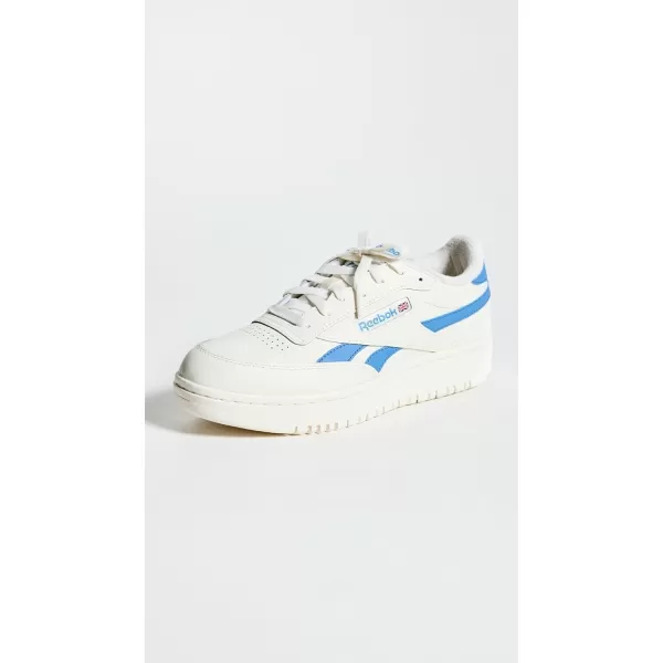 Reebok Womens Club C Double Revenge SneakersChalkChalkEssential Blue