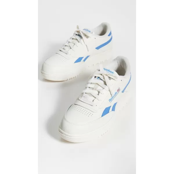 Reebok Womens Club C Double Revenge SneakersChalkChalkEssential Blue