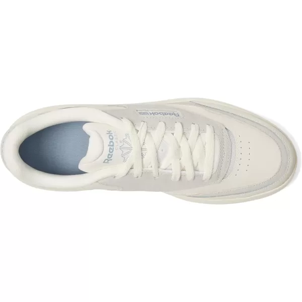 Reebok Womens Club C Extra SneakerChalkPure Grey 2Vintage Blue