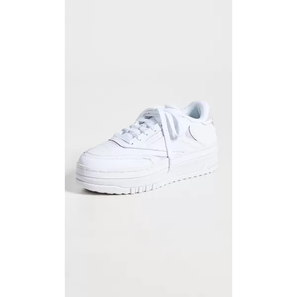 Reebok Womens Club C Extra SneakerFtwr WhiteLumlilFtwr White