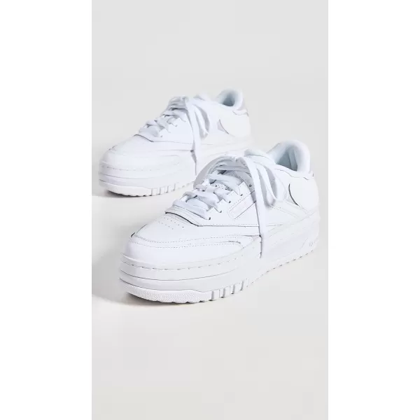 Reebok Womens Club C Extra SneakerFtwr WhiteLumlilFtwr White