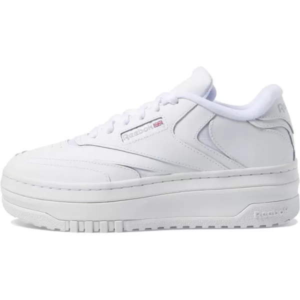 Reebok Womens Club C Extra SneakerFtwwhtFtwwhtPugry3