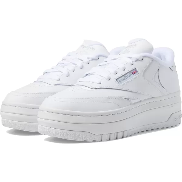 Reebok Womens Club C Extra SneakerFtwwhtFtwwhtPugry3