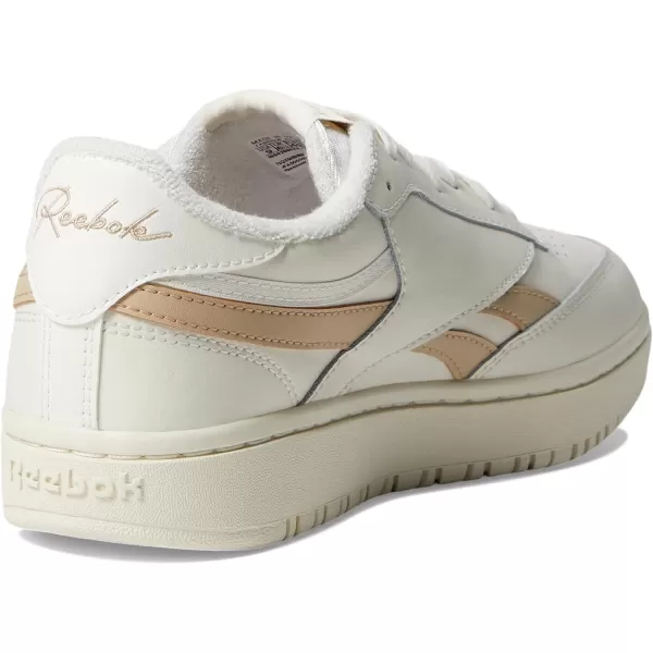 Reebok Womens Club C Geo Mid SneakerChalkOatChalk