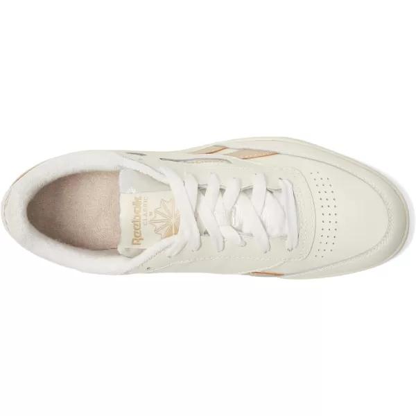 Reebok Womens Club C Geo Mid SneakerChalkOatChalk