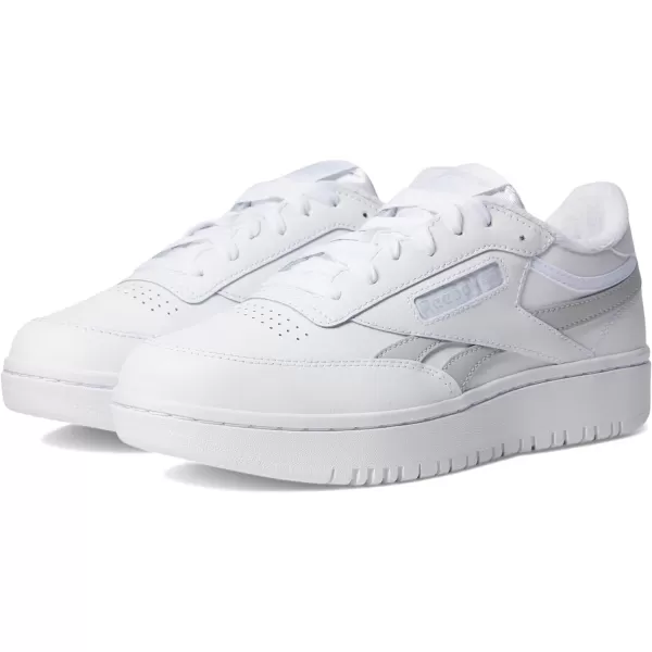 Reebok Womens Club C Geo Mid SneakerFootwear WhitePure Grey 2Footwear White