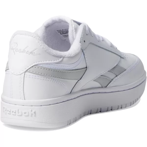 Reebok Womens Club C Geo Mid SneakerFootwear WhitePure Grey 2Footwear White