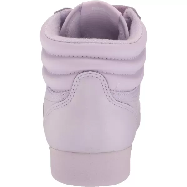 Reebok Womens Freestyle Hi High Top SneakerPurple OasisWhite