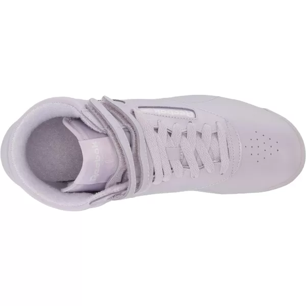 Reebok Womens Freestyle Hi High Top SneakerPurple OasisWhite