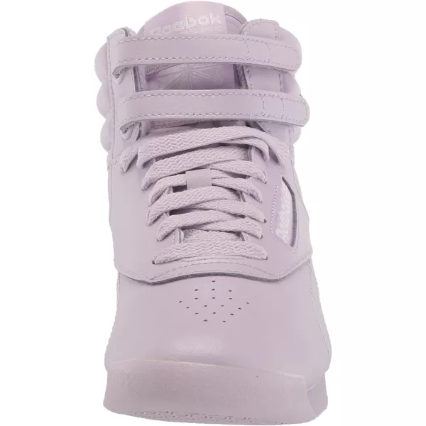 Reebok Womens Freestyle Hi High Top SneakerPurple OasisWhite