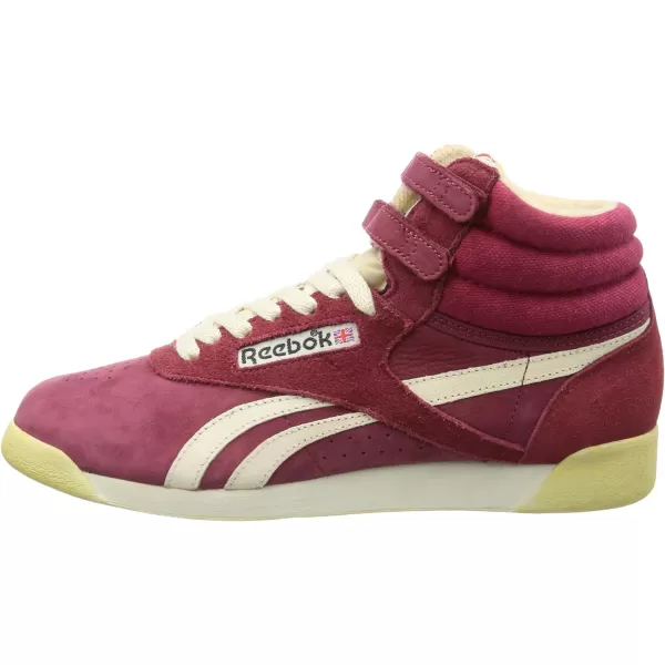 Reebok Womens Freestyle Hi High Top SneakerRed