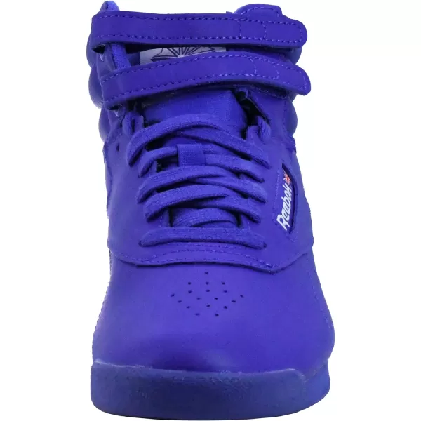 Reebok Womens Freestyle Hi High Top SneakerSolar PurpleSolar PurpleFuture White