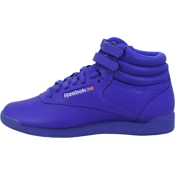 Reebok Womens Freestyle Hi High Top SneakerSolar PurpleSolar PurpleFuture White