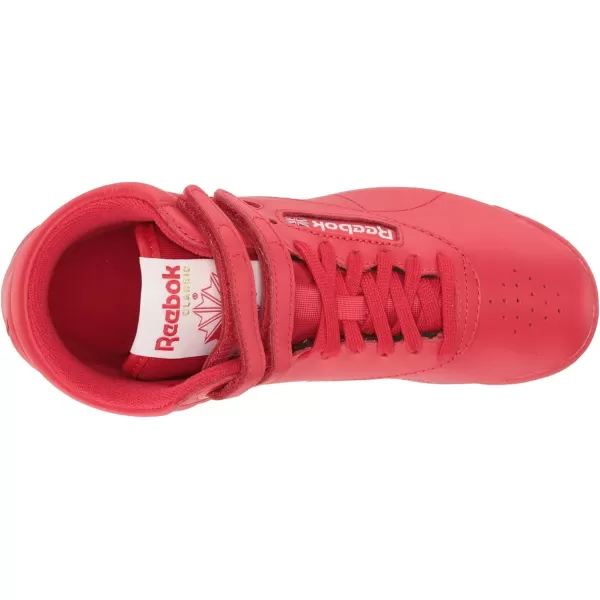 Reebok Womens Freestyle Hi High Top SneakerVector RedWhite