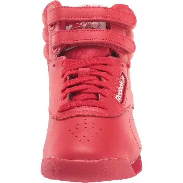 Reebok Womens Freestyle Hi High Top SneakerVector RedWhite