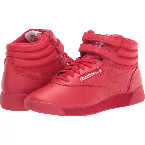 Reebok Womens Freestyle Hi High Top SneakerVector RedWhite