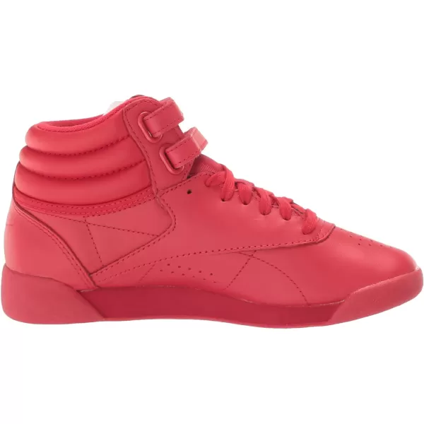 Reebok Womens Freestyle Hi High Top SneakerVector RedWhite