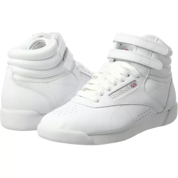 Reebok Womens Freestyle Hi High Top SneakerWhite