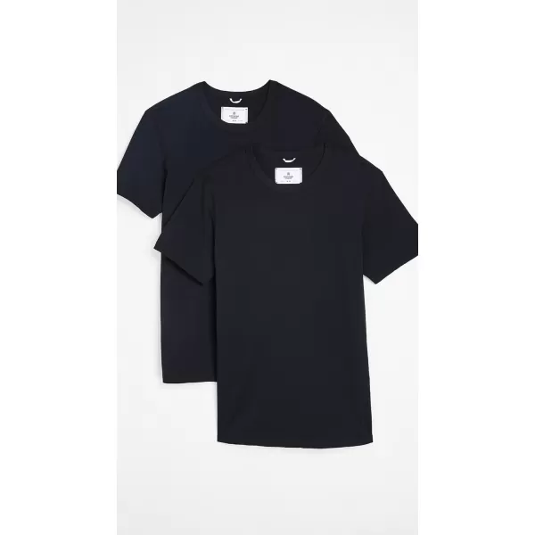 Reigning Champ Mens Lightweight Jersey TShirt 2 PackBlack