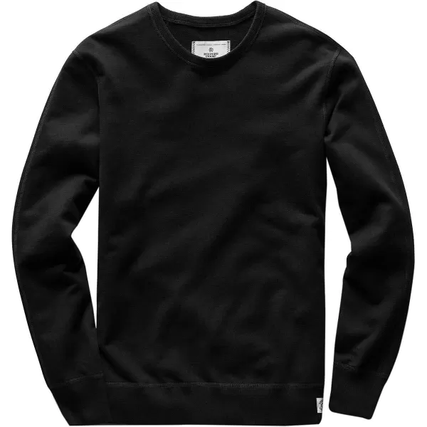 Reigning Champ Mens Lightweight Terry Slim Crewneck SweatshirtBlack