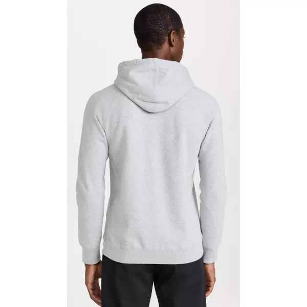 Reigning Champ Mens MidWeight Terry Full Zip HoodieHeather Grey