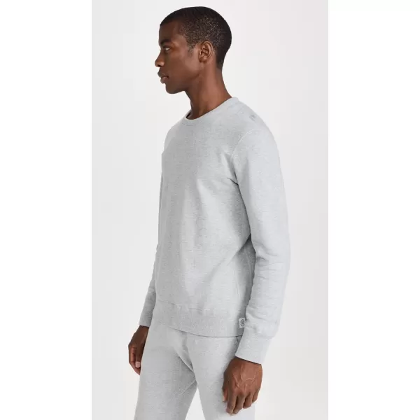 Reigning Champ Mens Midweight Terry CrewneckHeather Grey