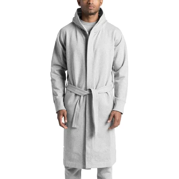 Reigning Champ Mens Midweight Terry Hooded RobeHeather Grey