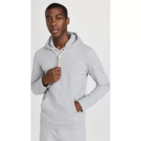 Reigning Champ Mens Midweight Terry Pullover HoodieHeather Grey