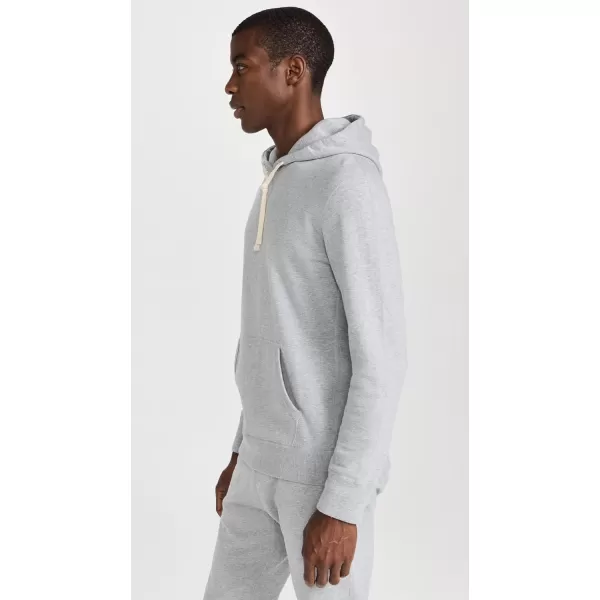 Reigning Champ Mens Midweight Terry Pullover HoodieHeather Grey