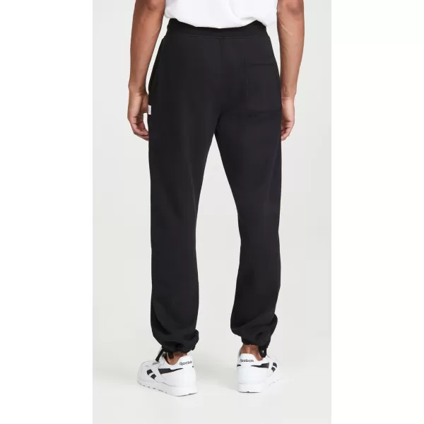 Reigning Champ Mens Midweight Terry Relaxed SweatpantsBlack