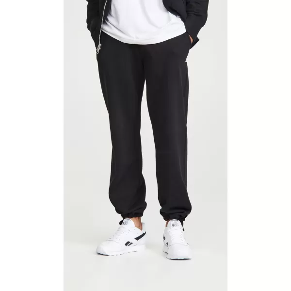 Reigning Champ Mens Midweight Terry Relaxed SweatpantsBlack