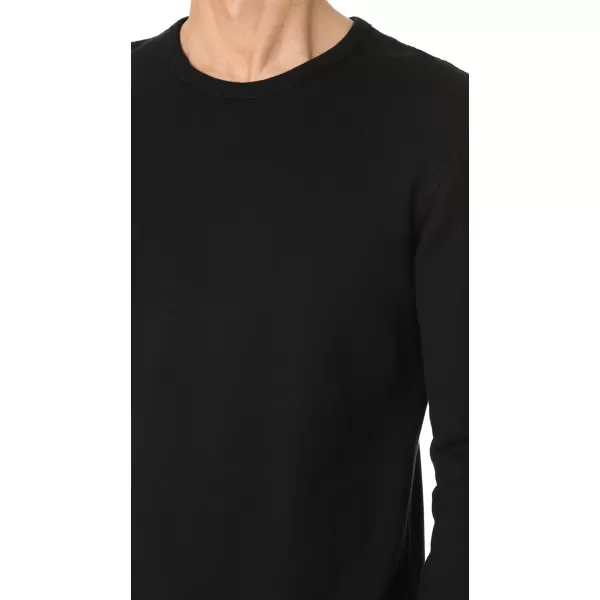 Reigning Champ Mens Midweight Terry Slim Crewneck SweatshirtBlack