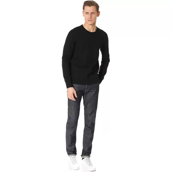 Reigning Champ Mens Midweight Terry Slim Crewneck SweatshirtBlack