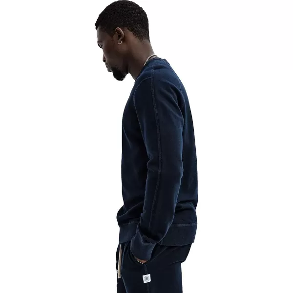 Reigning Champ Mens Midweight Terry Slim Crewneck SweatshirtNavy